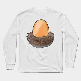 Nest Egg Front & Back Long Sleeve T-Shirt